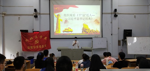 组织观看《平语“近”人--习近平总书记用典》