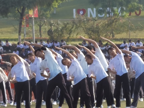 第十六届广播体操比赛圆满结束